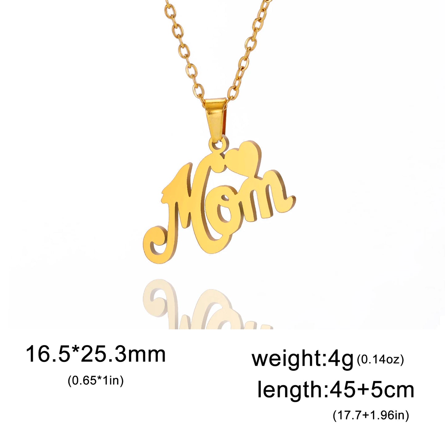 COLLIER MAMAN OR ET ARGENT