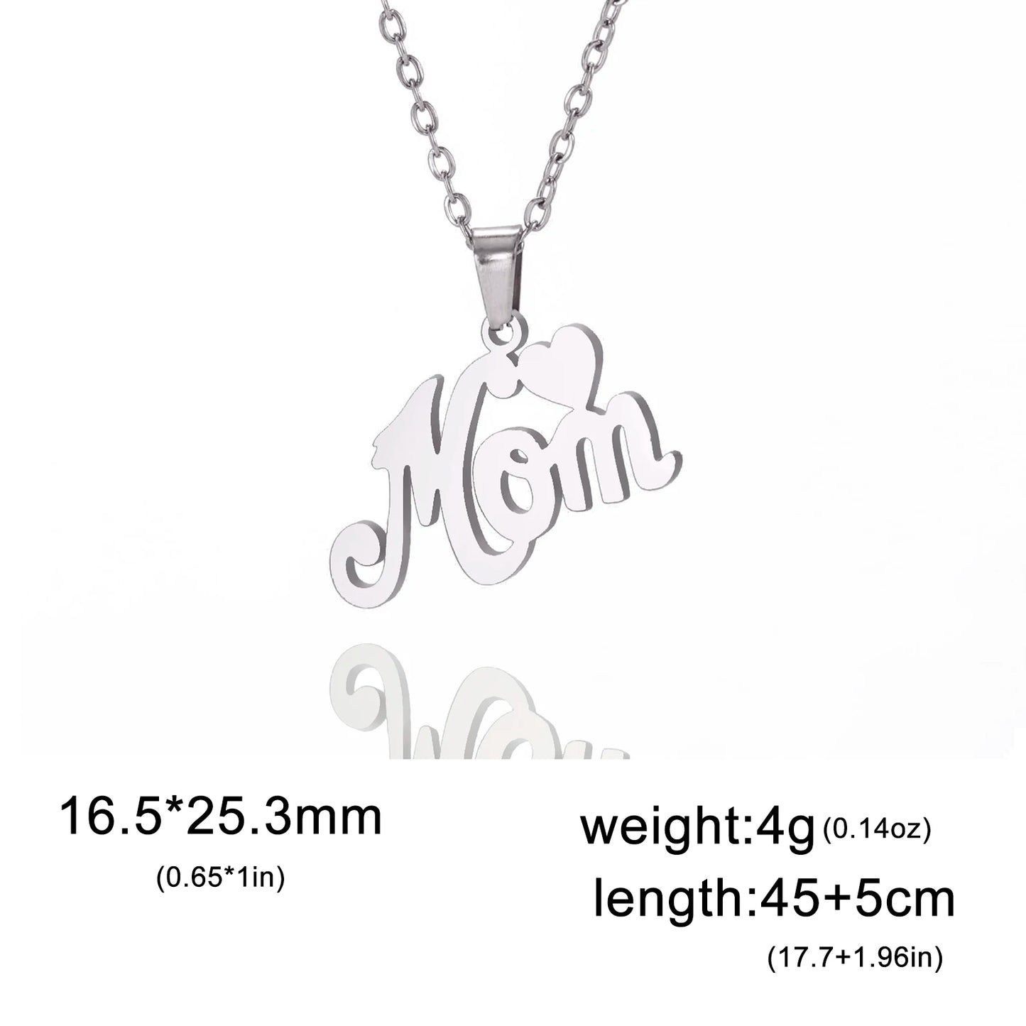 COLLIER MAMAN OR ET ARGENT