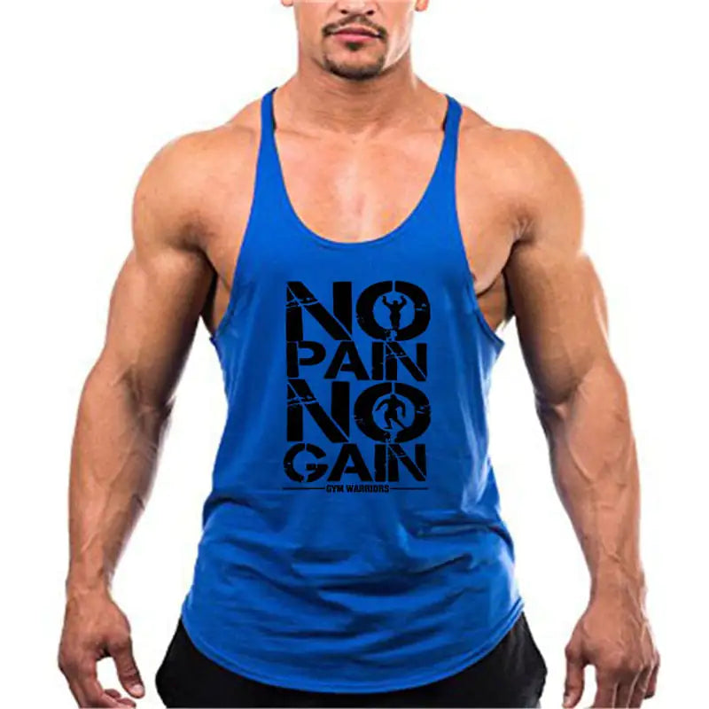 Brand Gym Stringer Tank Top Men Bodybuilding Clothing